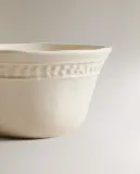 Zara Home миска из каменной керамики, цвет кремовый, 11.3 см — фото 6
