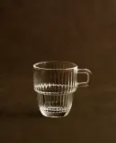 Zara Home чашка из стекла, цвет прозрачный, 7.6 см — фото 6