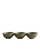 Zara Home блюдо сервировочное из фаянса, цвет зелёный, 30 см — фото 8