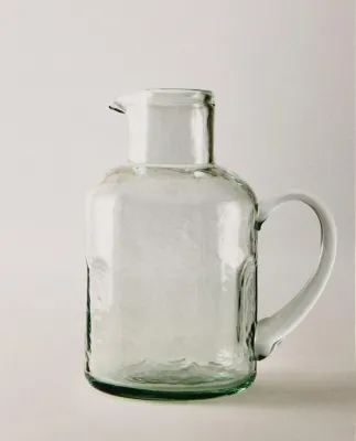 Zara Home кувшин из стекла, цвет прозрачный, 22 см