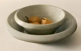 Zara Home блюдо сервировочное из фаянса, цвет кремовый, 27.5 см — фото 1