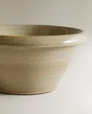 Zara Home блюдо сервировочное из фаянса, цвет кремовый, 27.5 см — фото 5