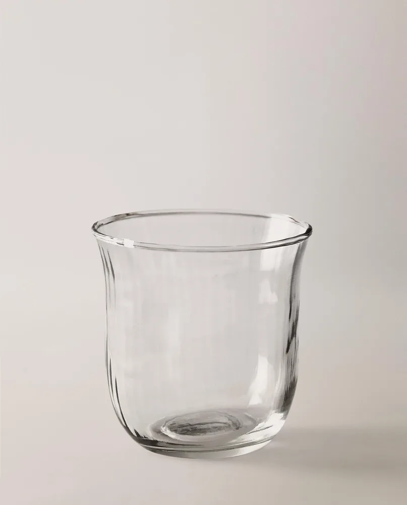 Zara Home стакан из стекла, цвет прозрачный, 9 см · 0229/401