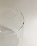 Zara Home чашка из боросиликатного стекла, цвет серый, 9 см — фото 3