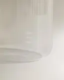 Zara Home чашка из боросиликатного стекла, цвет серый, 9 см — фото 4