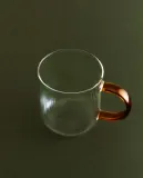 Zara Home чашка из боросиликатного стекла, цвет серый, 9 см — фото 8