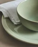 Zara Home миска из каменной керамики, цвет зелёный, 14.5 см — фото 8