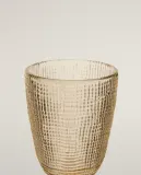 Zara Home бокал из стекла, цвет коричневый, 16.7 см — фото 4