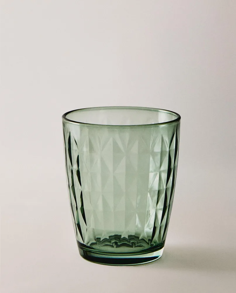 Zara Home стакан из стекла, цвет синий, 10 см