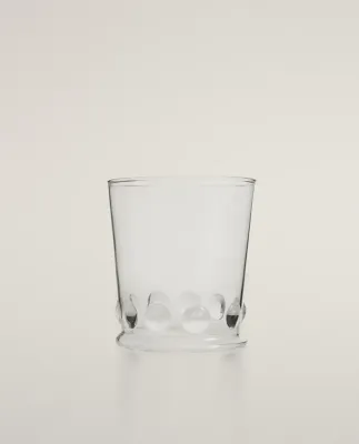 Zara Home стакан из боросиликатного стекла, цвет прозрачный, 10 см