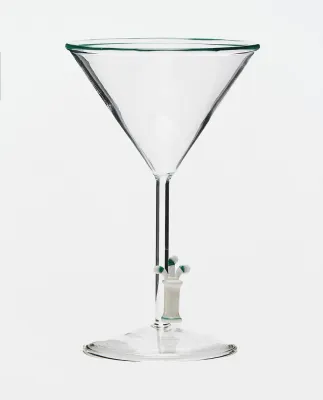 Zara Home бокал из боросиликатного стекла, цвет зелёный, 16 см · 8321/401