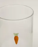 Zara Home стакан из боросиликатного стекла, цвет оранжевый, 9.5 см — фото 3