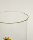 Zara Home стакан из боросиликатного стекла, цвет жёлтый, 9.5 см — фото 3
