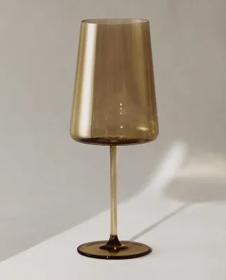 Zara Home бокал из стекла, цвет зелёный, 23.4 см