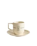 Zara Home набор столовой посуды из каменной керамики, цвет белый, 8.4 см — фото 4
