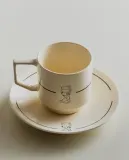 Zara Home набор столовой посуды из каменной керамики, цвет белый, 8.4 см — фото 6