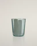 Zara Home стакан из стекла, цвет синий, 9 см — фото 4