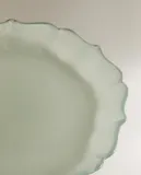Zara Home тарелка десертная из стекла, цвет зелёный, 22 см — фото 5