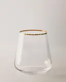 Zara Home стакан из стекла, цвет золотой, 10 см — фото 1