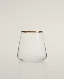 Zara Home стакан из стекла, цвет золотой, 10 см — фото 2