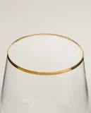 Zara Home стакан из стекла, цвет золотой, 10 см — фото 3