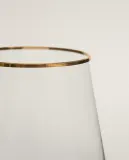 Zara Home стакан из стекла, цвет золотой, 10 см — фото 5
