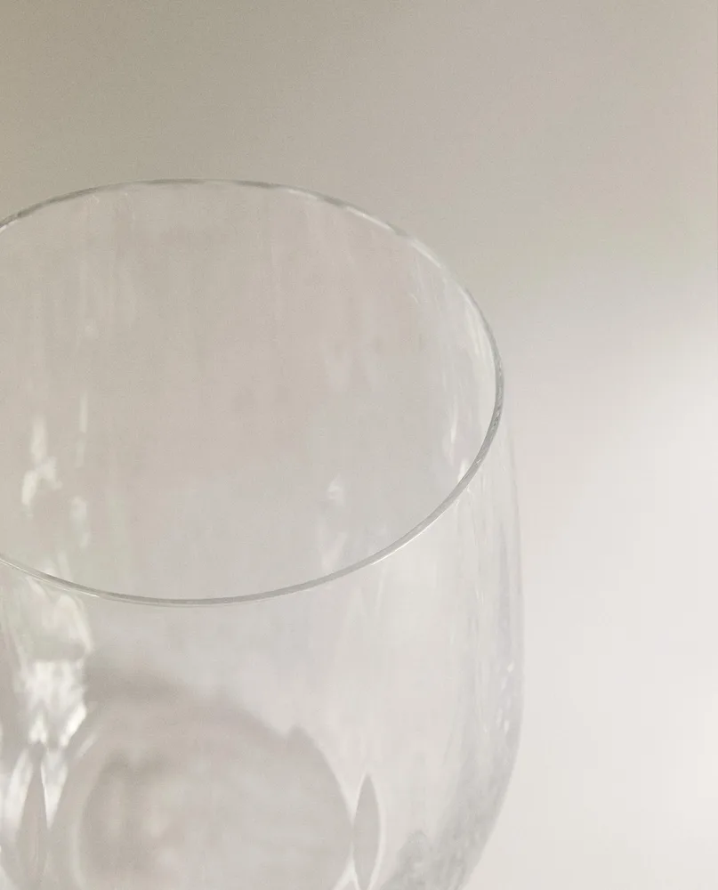 Zara Home стакан из стекла, цвет прозрачный, 10 см · 9260/401