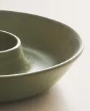 Zara Home набор столовой посуды из фаянса, цвет зелёный, 33.5 см — фото 8