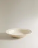 Zara Home набор столовой посуды из фаянса, цвет кремовый, 28.4 см — фото 8