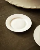 Zara Home тарелка пирожковая из костяного фарфора, цвет золотой, 16.8 см — фото 2