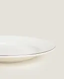Zara Home тарелка пирожковая из костяного фарфора, цвет золотой, 16.8 см — фото 4