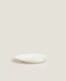 Zara Home тарелка пирожковая из костяного фарфора, цвет золотой, 16.8 см — фото 5