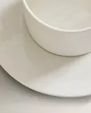 Zara Home чайная пара из костяного фарфора, цвет белый, 17 см — фото 6