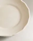 Zara Home тарелка из фаянса, цвет бежевый, 16 см — фото 8