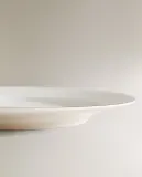 Zara Home тарелка обеденная из костяного фарфора, цвет золотой, 26 см — фото 2