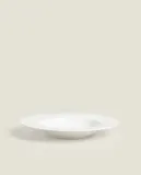 Zara Home тарелка глубокая из костяного фарфора, цвет белый, 24 см — фото 8