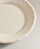 Zara Home тарелка десертная из фаянса, цвет бежевый, 21.5 см — фото 8