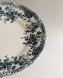 Zara Home тарелка пирожковая из фаянса, цвет синий, 16 см — фото 4