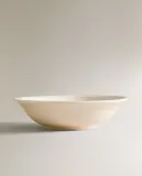 Zara Home миска из фаянса, цвет бежевый, 18.5 см — фото 1