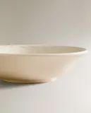 Zara Home миска из фаянса, цвет бежевый, 18.5 см — фото 3