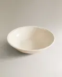 Zara Home миска из фаянса, цвет бежевый, 18.5 см — фото 5