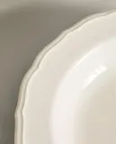 Zara Home тарелка глубокая из фаянса, цвет бежевый, 23 см — фото 4