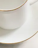 Zara Home чайная пара из костяного фарфора, цвет золотой, 12.9 см — фото 2