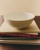 Zara Home блюдо сервировочное из фарфора, цвет золотой, 23 см — фото 1