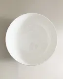 Zara Home блюдо сервировочное из фарфора, цвет золотой, 23 см — фото 3