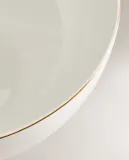 Zara Home блюдо сервировочное из фарфора, цвет золотой, 23 см — фото 6