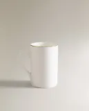 Zara Home чашка из костяного фарфора, цвет золотой, 11 см — фото 2