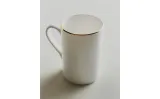 Zara Home чашка из костяного фарфора, цвет золотой, 11 см — фото 4