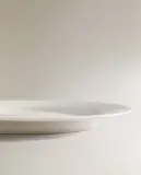 Zara Home тарелка десертная из костяного фарфора, цвет белый, 20.4 см — фото 6