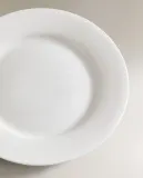 Zara Home тарелка десертная из костяного фарфора, цвет белый, 20.4 см — фото 7